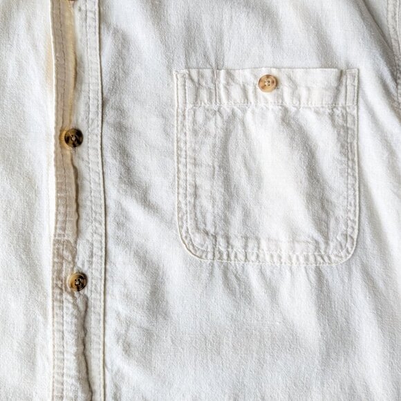 Duluth Trading Co Men's Hemp Short Sleeve Button Down Shirt size XL - Picture 4 of 7
